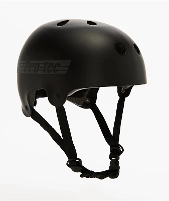 Pro-Tec Lasek CPSC Old School Matte Black Skateboard Helmet