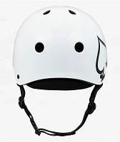 Pro-Tec Low Pro Certified Gloss White Skateboard Helmet