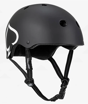 Pro-Tec Low Pro Certified Matte Black Skateboard Helmet