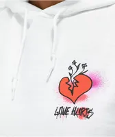 Proper Gnar Love Hurts White Hoodie