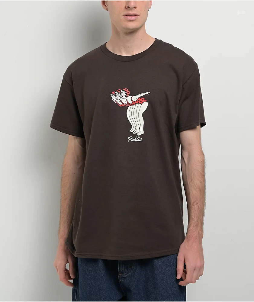 Public Dipper Brown T-Shirt