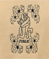 Public Friends Tan Hoodie