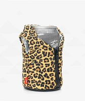 Puffin The Puffy Vest Leopard Can Cooler