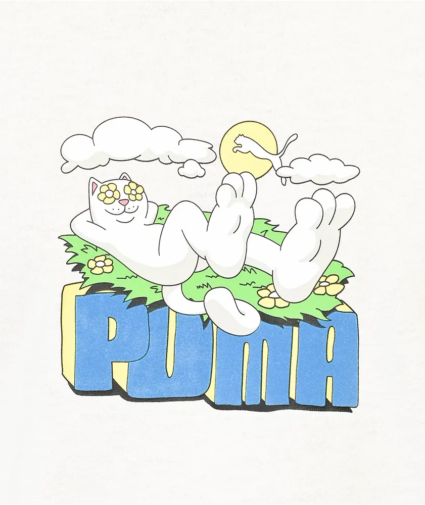 Puma x RIPNDIP White Pocket T-Shirt