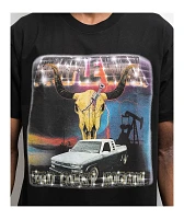 Purple Wax 3rd Coast Hoggin Black T-Shirt
