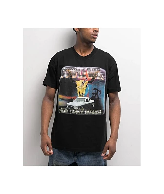 Purple Wax 3rd Coast Hoggin Black T-Shirt