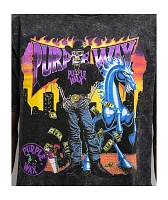 Purple Wax Purpane Cowboy Black Wash T-Shirt