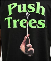 Push Trees Sparked Black T-Shirt