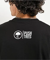 Push Trees Sparked Black T-Shirt