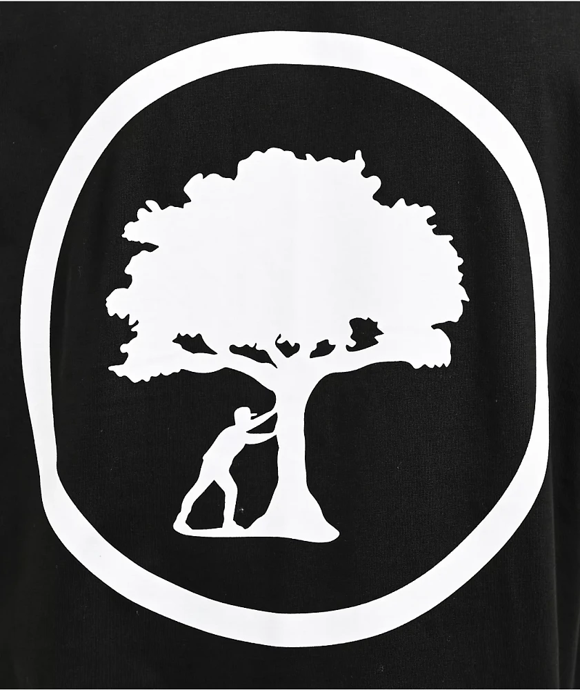 Push Trees Stamp Black T-Shirt