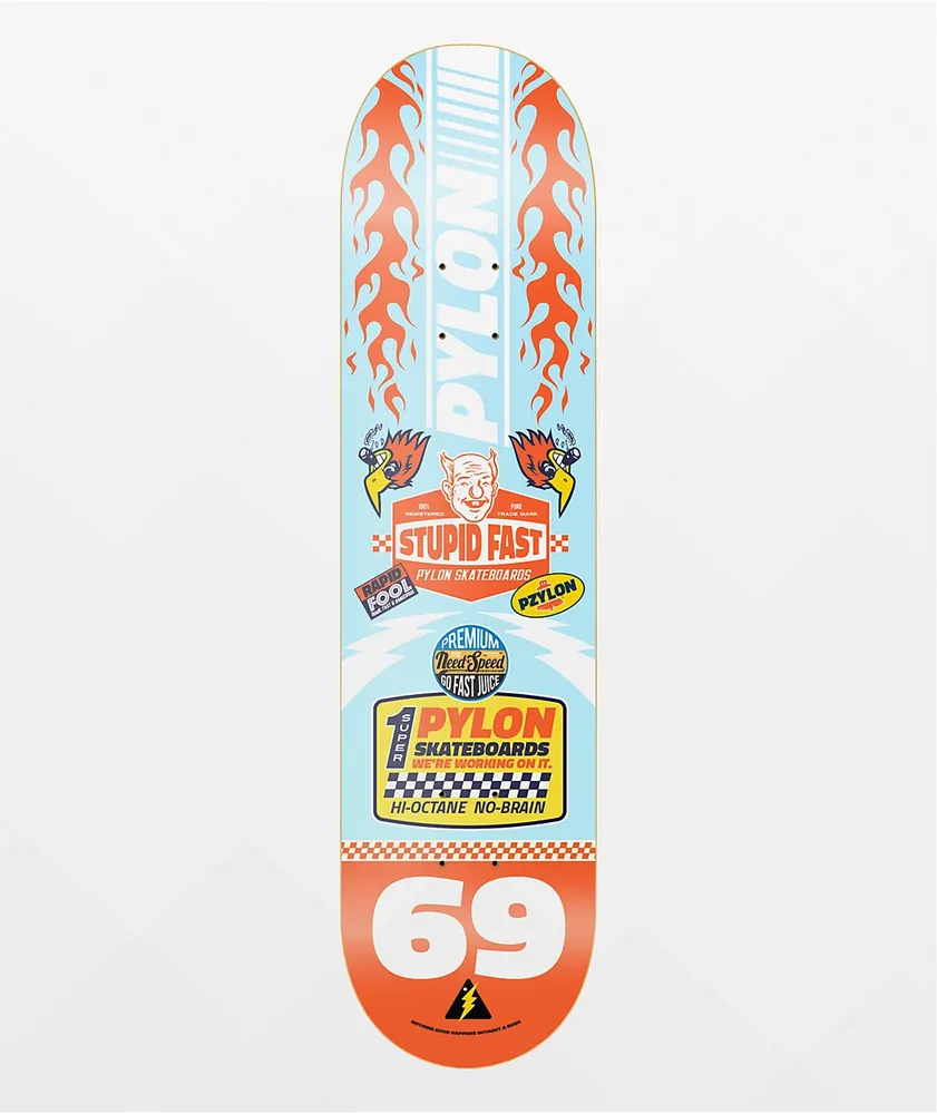 Pylon Stupid Fast 8.5" Skateboard Deck