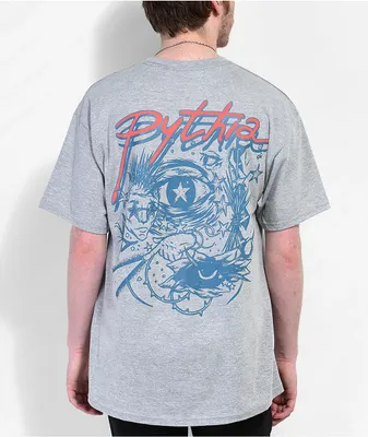 Pythia Punk Trip Grey T-Shirt