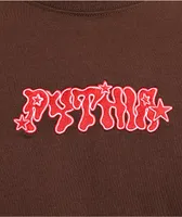 Pythia Red Logo Brown T-Shirt