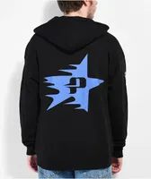 Pythia Star Black Zip Hoodie