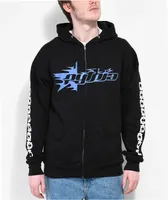 Pythia Star Black Zip Hoodie