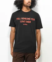 Pythia Tell Someone Black T-Shirt