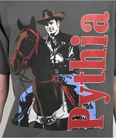 Pythia Vintage Cowboy Charcoal T-Shirt