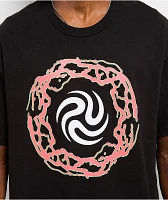 Quasi Drop Out Black T-Shirt