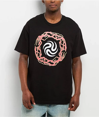 Quasi Drop Out Black T-Shirt