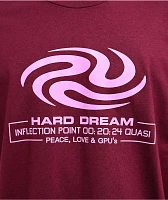 Quasi Hard Dream Burgundy T-Shirt