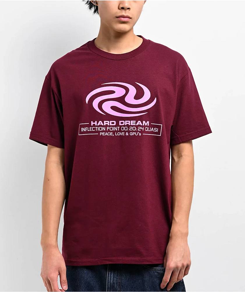 Quasi Hard Dream Burgundy T-Shirt