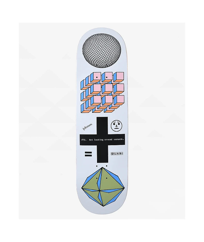 Quasi Johnson 3-DPO 8.625" Skateboard Deck