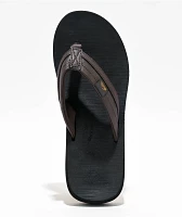 Quiksilver Carver Dark Brown Suede Sandals