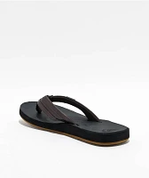 Quiksilver Carver Dark Brown Suede Sandals