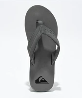 Quiksilver Makaha Solid Dark Grey Sandals