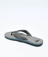 Quiksilver Makaha Solid Dark Grey Sandals