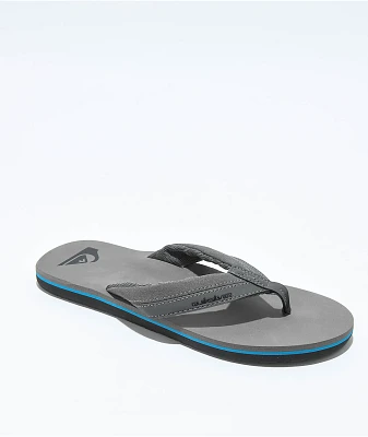 Quiksilver Makaha Solid Dark Grey Sandals