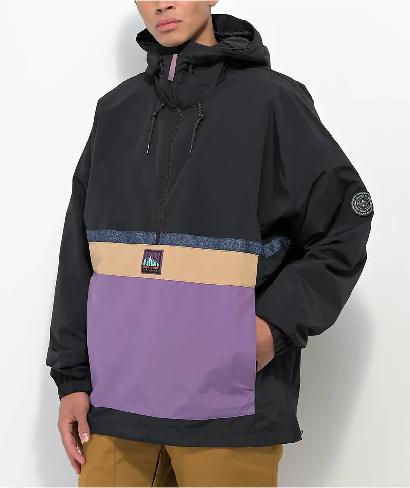 Quiksilver Steeze Black 10K Anorak Snowboard Jacket | Pueblo Mall