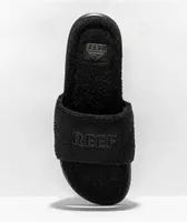 REEF One Chill Black Slide Sandals