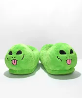 RIPNDIP Alien Green Slippers