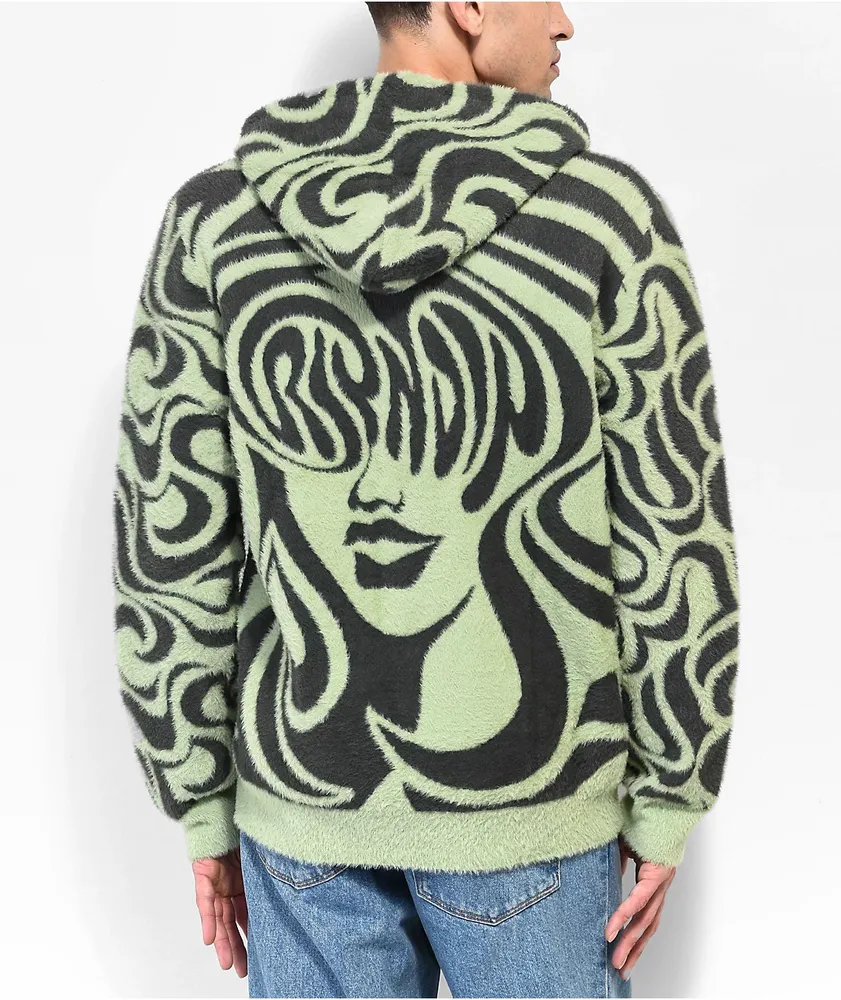 RIPNDIP Beautiful Fomo Green Mohair Hoodie