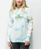 RIPNDIP Best Wishes Blue Tie Dye Long Sleeve T-Shirt