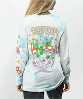 RIPNDIP Best Wishes Blue Tie Dye Long Sleeve T-Shirt