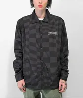 RIPNDIP Black Checkered Coaches Jacket