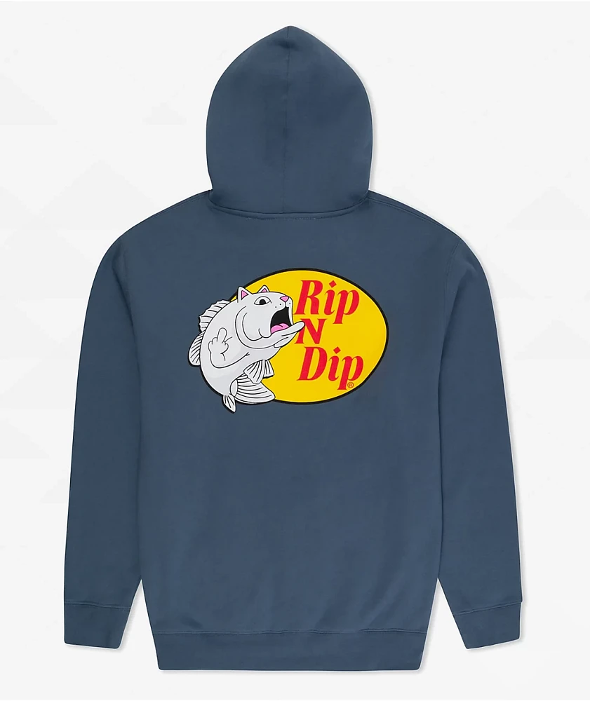 RIPNDIP Catfish Storm Blue Hoodie