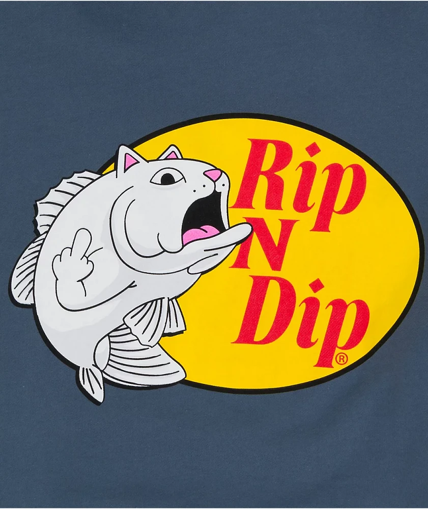 RIPNDIP Catfish Storm Blue Hoodie