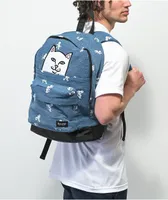 RIPNDIP Dance Party Denim Backpack