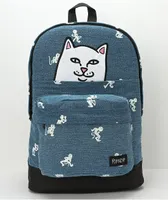 RIPNDIP Dance Party Denim Backpack