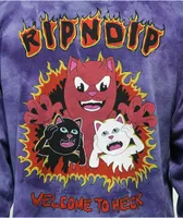 RIPNDIP Dark Side Plum Tie Dye Long Sleeve T-Shirt