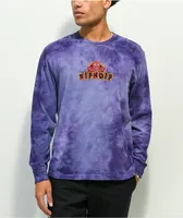 RIPNDIP Dark Side Plum Tie Dye Long Sleeve T-Shirt