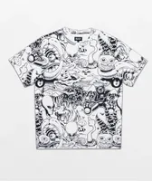 RIPNDIP Dark Twisted Nermal White All Over Print T-Shirt