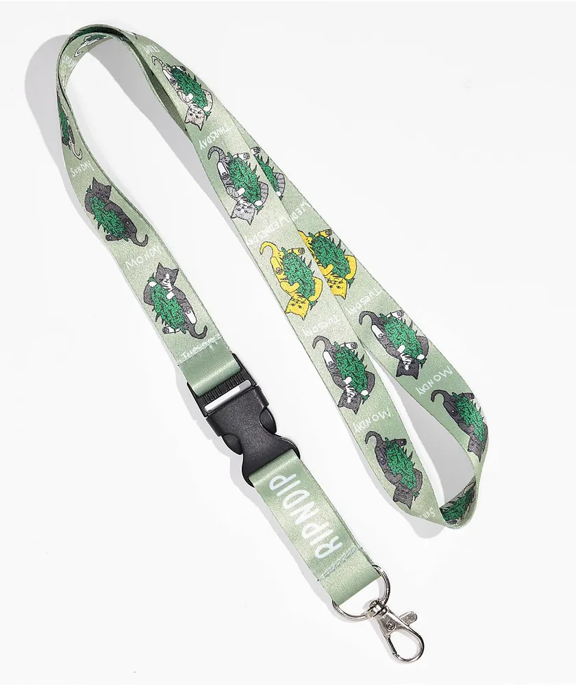 RIPNDIP Days Of The Week Green Lanyard