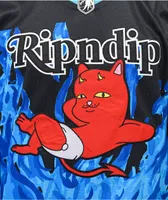 RIPNDIP Devil Baby Black & Blue Hockey Jersey