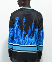 RIPNDIP Devil Baby Black & Blue Hockey Jersey