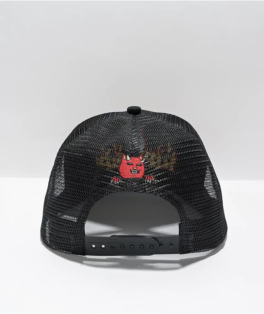 RIPNDIP Devils Work Black Trucker Hat