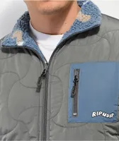 RIPNDIP Euphoria Grey Reversible Fleece Jacket